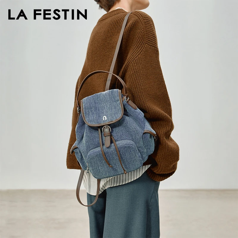 LA FESTIN оригинальные рюкзаки 2025 новые сумки для женщин дорожный рюкзак сумки большой вместимости дизайнерские роскошные сумки повседневная школьная сумка
LA FESTIN оригинальные рюкзаки 2025 новые сумки для женщин дорожный рюкзак сумки большой вместимости дизайнерские роскошные сумки повседневная школьная сумка