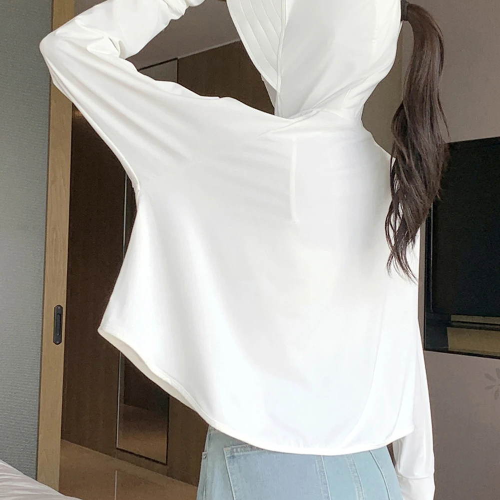 Для клуба Для отдыха Повседневная футболка Ледяной шелк Защитная одежда от солнца Темно-серый Повседневный топ с длинными рукавами Спортивная одежда обычной длины 
Для клуба Для отдыха Повседневная футболка Ледяной шелк Защитная одежда от солнца Темно-серый Повседневный топ с длинными рукавами Спортивная одежда обычной длины