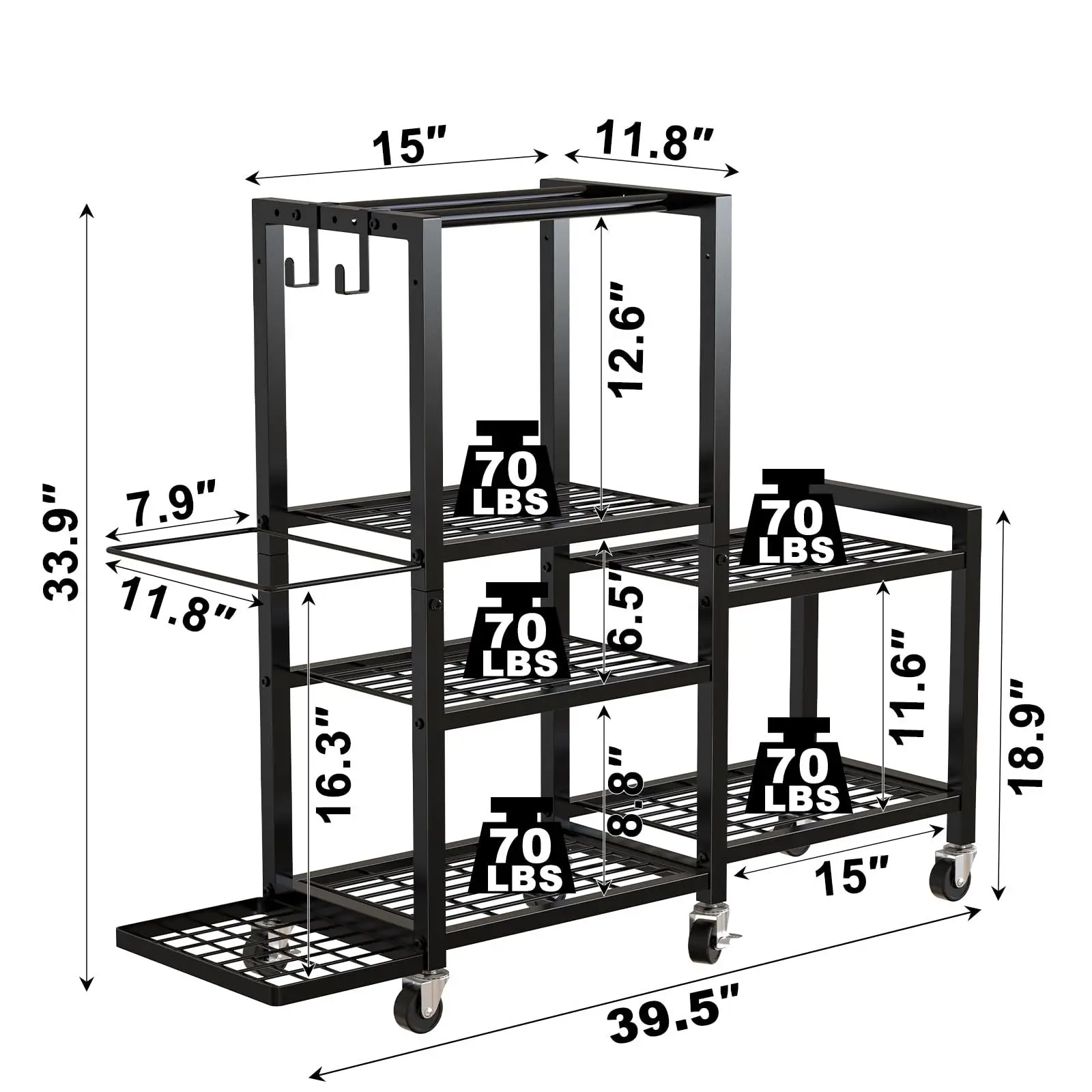 #Cross-border Carbon Steel 4-Tier Floor-standing Yoga Mat Organizer Dumbbell Storage Rack Home Gym Kettlebell Rack with Wheels
#Cross-border Carbon Steel 4-Tier Floor-standing Yoga Mat Organizer Dumbbell Storage Rack Home Gym Kettlebell Rack with Wheels