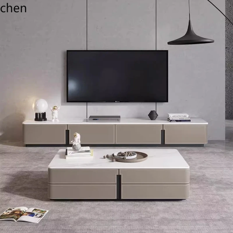 ZML minimalist saddle leather coffee table villa floor TV cabinet living room furniture high-end rock slab coffee table cabinet
ZML minimalist saddle leather coffee table villa floor TV cabinet living room furniture high-end rock slab coffee table cabinet