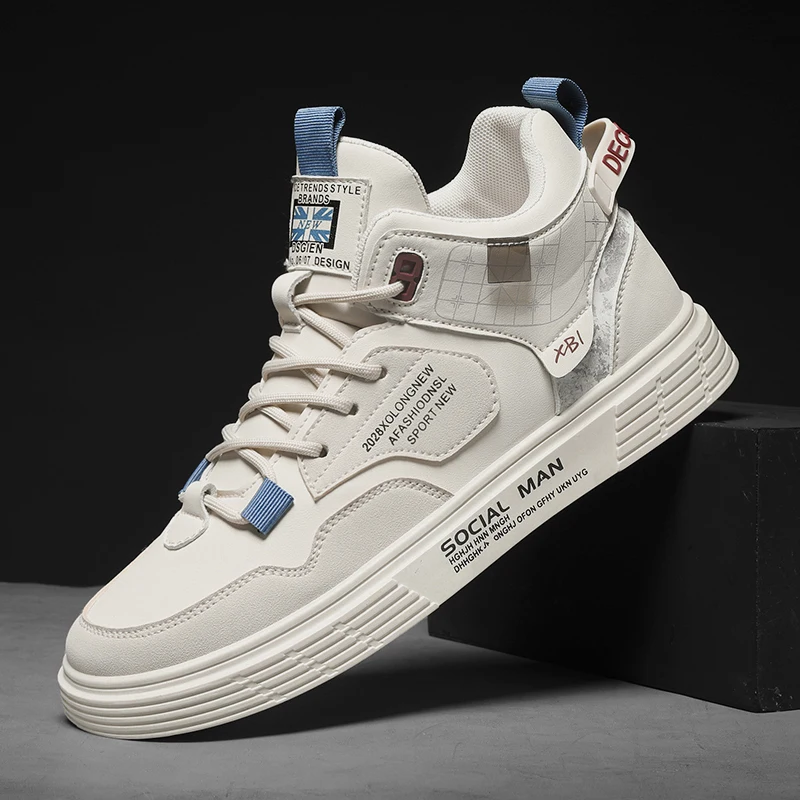 2023 Spring and Autumn New High-top Men's Casual Shoes British Style Comfortable Flat Men's Shoes Outdoor Sneaker
2023 Spring and Autumn New High-top Men's Casual Shoes British Style Comfortable Flat Men's Shoes Outdoor Sneaker