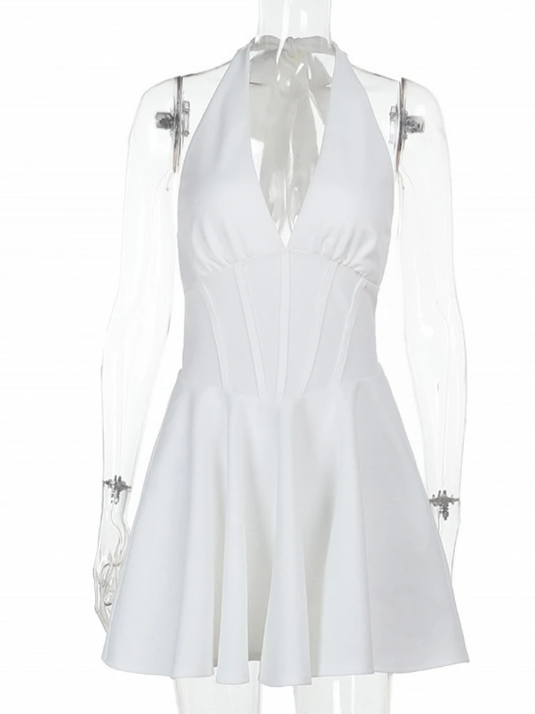 Sexy Club Mini Dress Woman Summer Sexy V-Neck Spaghetti Straps Backless Ruffles Party Clubwear Skinny Dresses Vestidos 2026
Sexy Club Mini Dress Woman Summer Sexy V-Neck Spaghetti Straps Backless Ruffles Party Clubwear Skinny Dresses Vestidos 2026