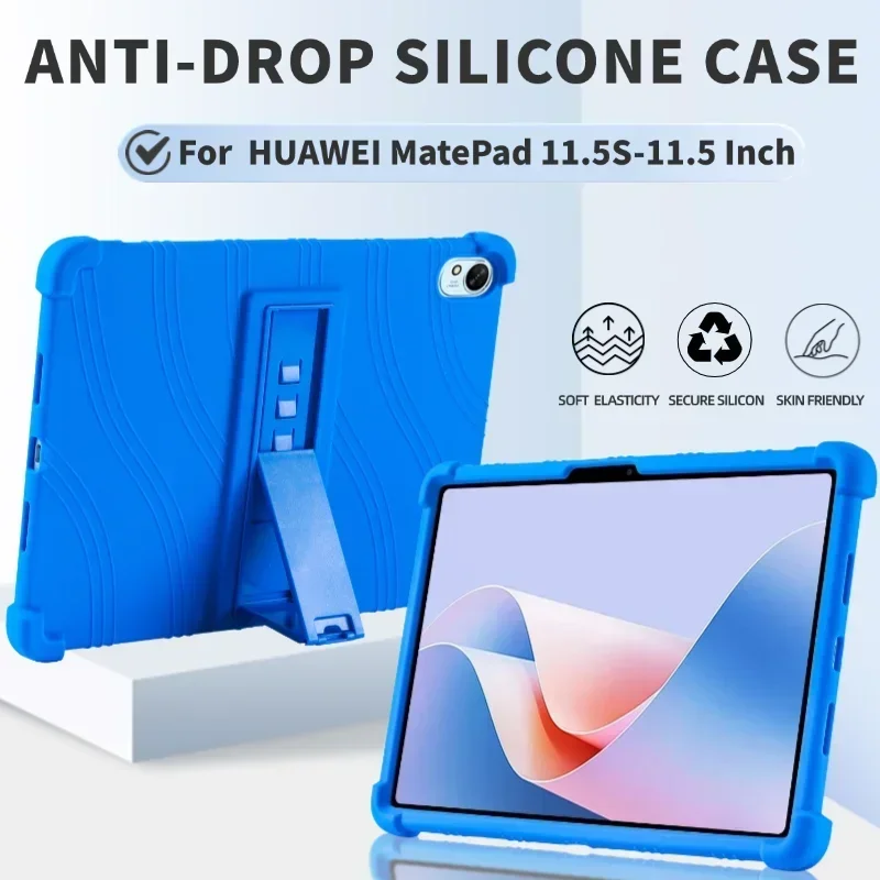 For HUAWEI MatePad 11.5S 11.5 Inch Kickstand Coat Shockproof Cover TGR-W09 W10 DMG-W00 Soft Silicon Stand Protective Shell
For HUAWEI MatePad 11.5S 11.5 Inch Kickstand Coat Shockproof Cover TGR-W09 W10 DMG-W00 Soft Silicon Stand Protective Shell