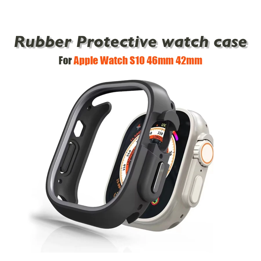 TPU Case For Apple Watch Ultra 49mm Rubber Protective Bumper Frame case iWatch Series 10 9 8 46mm 42mm 44mm 40mm 45mm 41mm Cover
TPU Case For Apple Watch Ultra 49mm Rubber Protective Bumper Frame case iWatch Series 10 9 8 46mm 42mm 44mm 40mm 45mm 41mm Cover