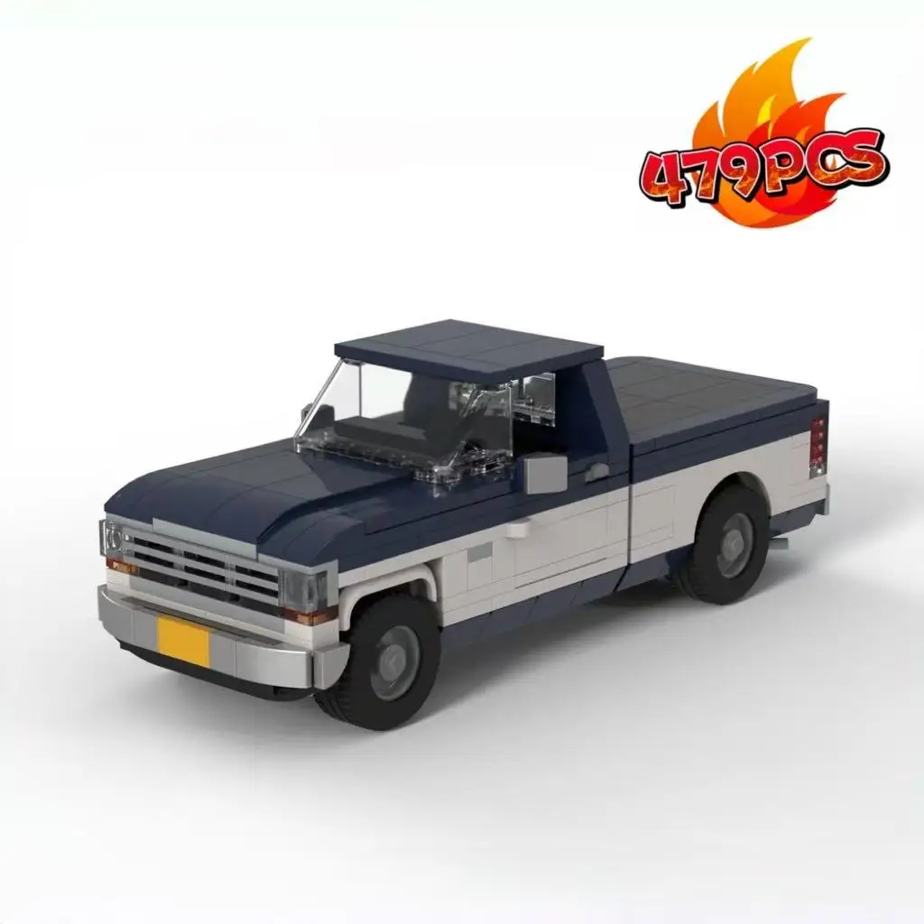 MOC F-150 Classic Pickup 8-Wide Building Block Toy (479 PCS) – Creative Birthday / Christmas Gift Ornament for Boys 205680
MOC F-150 Classic Pickup 8-Wide Building Block Toy (479 PCS) – Creative Birthday / Christmas Gift Ornament for Boys 205680