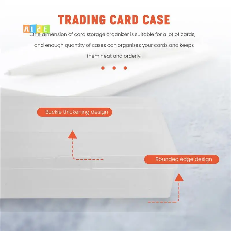 A12E-10Pcs Playing Card Box Trading Card Case Card Storage Organizer Clear Card Case Plastic Storage Box For Gaming Cards
A12E-10Pcs Playing Card Box Trading Card Case Card Storage Organizer Clear Card Case Plastic Storage Box For Gaming Cards