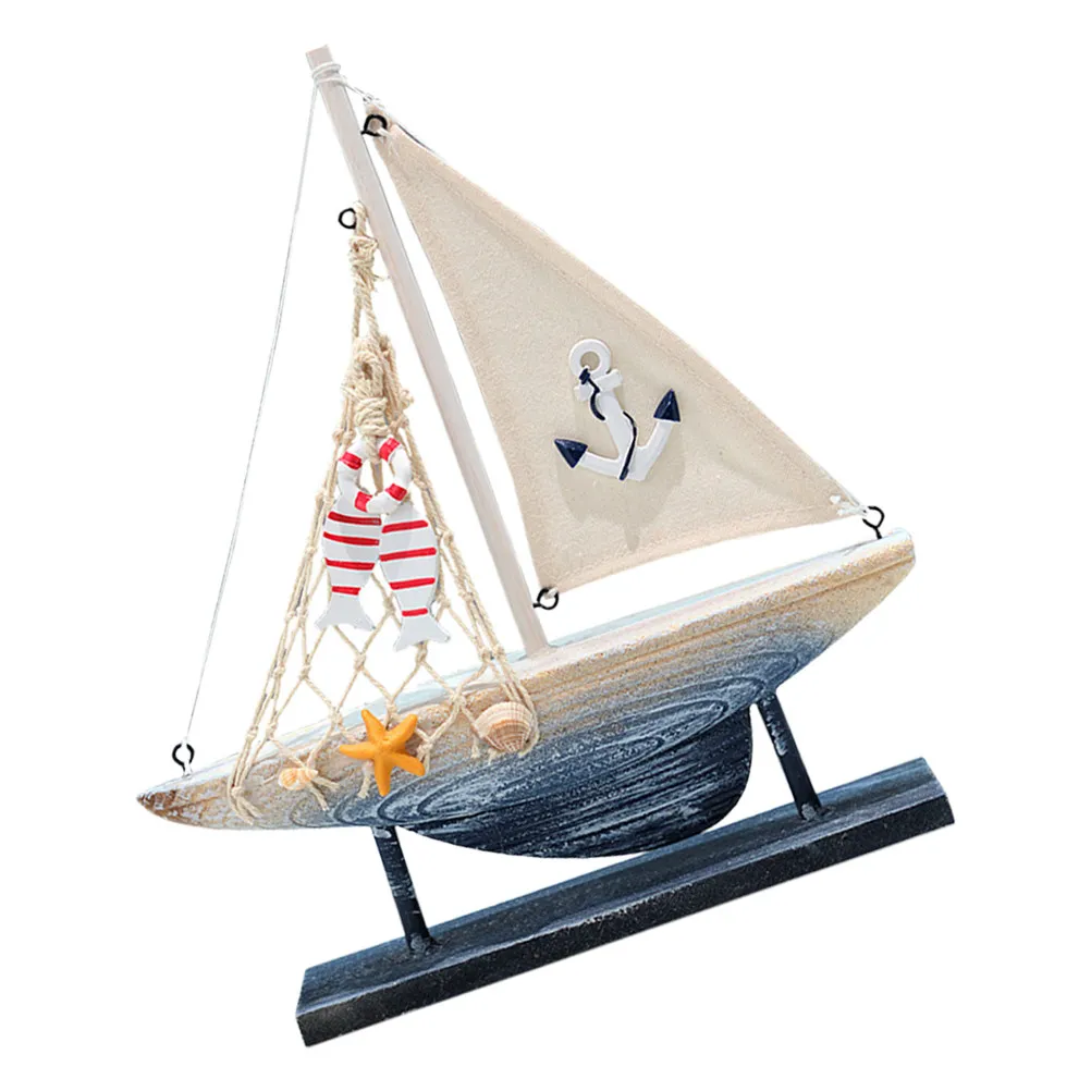 Wooden Sailboat Ornament Mediterranean Style Sailing Boat Desktop Decoration Nautical Boat Craft Rustic Centerpiece
Wooden Sailboat Ornament Mediterranean Style Sailing Boat Desktop Decoration Nautical Boat Craft Rustic Centerpiece