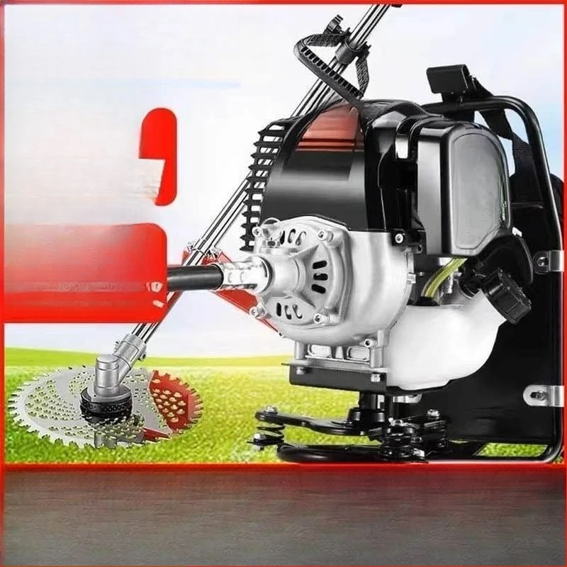 High-power backpack lawn mower multi-functional agricultural weeding, soil loosening and ditching
High-power backpack lawn mower multi-functional agricultural weeding, soil loosening and ditching