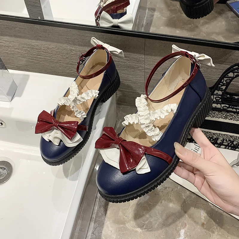 Anime Cosplay Lolita Shoes College Student Harujuku Sweet Girls Female Kawaii Tea Party Japanese Cute Bowknot Sling Back Buckle
Anime Cosplay Lolita Shoes College Student Harujuku Sweet Girls Female Kawaii Tea Party Japanese Cute Bowknot Sling Back Buckle