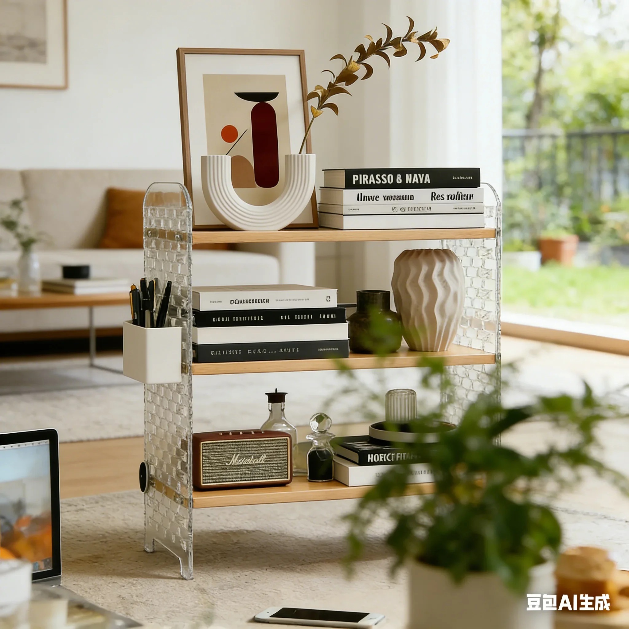 AOLIVIYA Modern Light Simple Steel Freestanding Bookshelf Integrated Wall Mounted Design Storage Rack For Living Room Bay Window
AOLIVIYA Modern Light Simple Steel Freestanding Bookshelf Integrated Wall Mounted Design Storage Rack For Living Room Bay Window