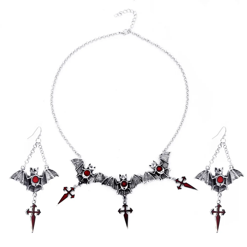 Kitykiss Gothic Bat Halloween Jewelry Set Black Tassel Necklace Earrings Festival Gift
Kitykiss Gothic Bat Halloween Jewelry Set Black Tassel Necklace Earrings Festival Gift