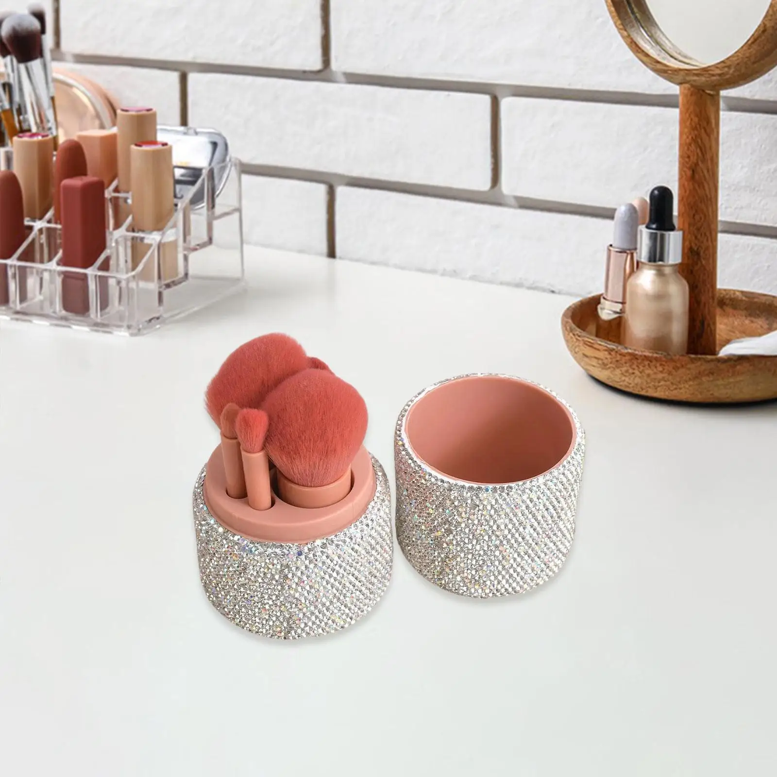 5x Mini Travel Makeup Brush Set with Case,Foundation Eye Makeup Set Lady Cosmetic Brushes Kit for Purse
5x Mini Travel Makeup Brush Set with Case,Foundation Eye Makeup Set Lady Cosmetic Brushes Kit for Purse