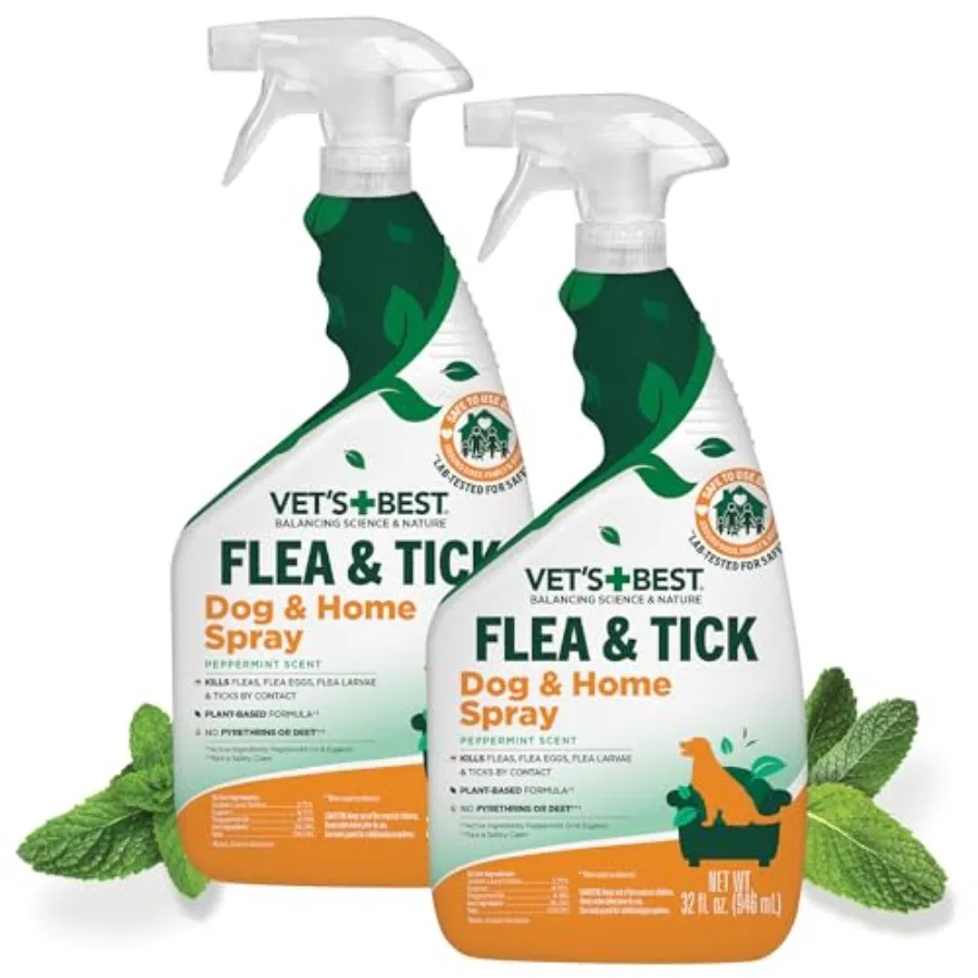 Vet's Best Flea and Tick Home Spray Plant-Based Flea and Tick Treatment for Dogs and Indoor Use Natural Spray with Essential Oi
Vet's Best Flea and Tick Home Spray Plant-Based Flea and Tick Treatment for Dogs and Indoor Use Natural Spray with Essential Oi