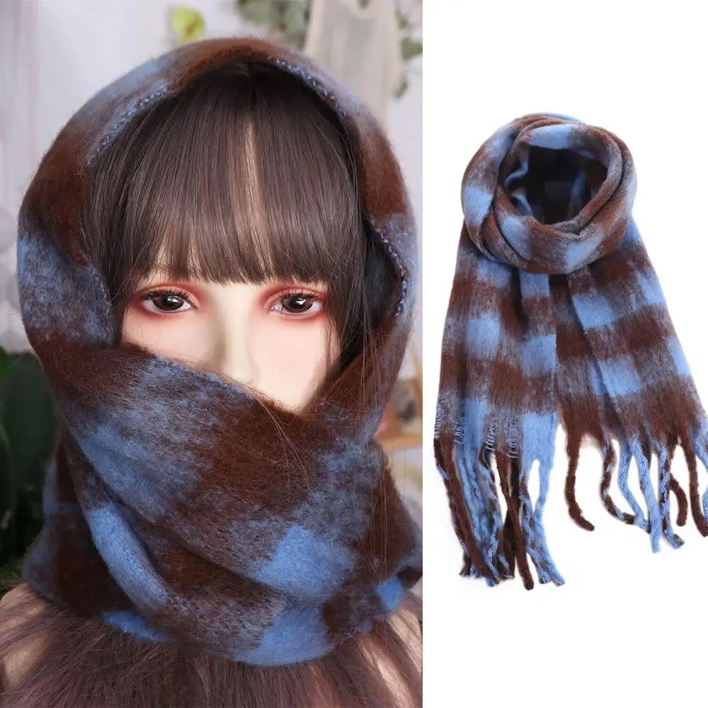 High Quality Korean Men's Striped Plaid Scarf Casual Fluffy Winter Cashmere Scarf Soft Warm Checkered Scarf Gifts
High Quality Korean Men's Striped Plaid Scarf Casual Fluffy Winter Cashmere Scarf Soft Warm Checkered Scarf Gifts
