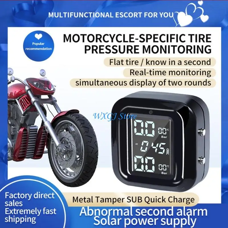 37JE Tire Pressure Sensors For Motorcycle With Customizable Alarm Replaceable Battery
37JE Tire Pressure Sensors For Motorcycle With Customizable Alarm Replaceable Battery