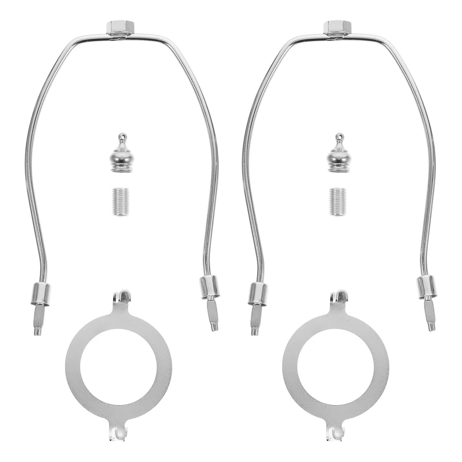 2pcs Lamp Shade Holder Replacement Kit Harp Finial Alloy Hardware Easy Installation Floor Table Lamps Light Support
2pcs Lamp Shade Holder Replacement Kit Harp Finial Alloy Hardware Easy Installation Floor Table Lamps Light Support