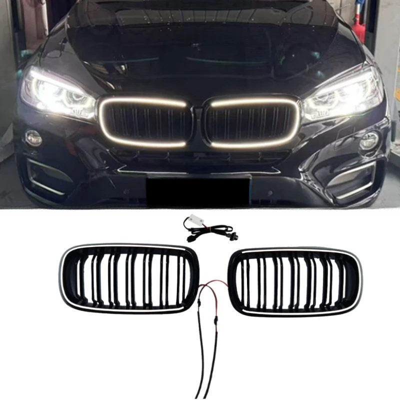 For BMW X5 F15 2014-2018 LED Glow Front Grille Frame Shutter Trim Daytime Night Light Effect Sport Style Upgrade Car Accessories
For BMW X5 F15 2014-2018 LED Glow Front Grille Frame Shutter Trim Daytime Night Light Effect Sport Style Upgrade Car Accessories