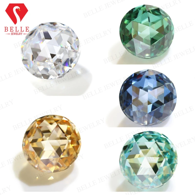 Colorful Moissanite Stones Excellent Loose Moissanite Double-Sides Rose Round Cut VVS1 GRA Certificated Diamond Jewelry Making
Colorful Moissanite Stones Excellent Loose Moissanite Double-Sides Rose Round Cut VVS1 GRA Certificated Diamond Jewelry Making