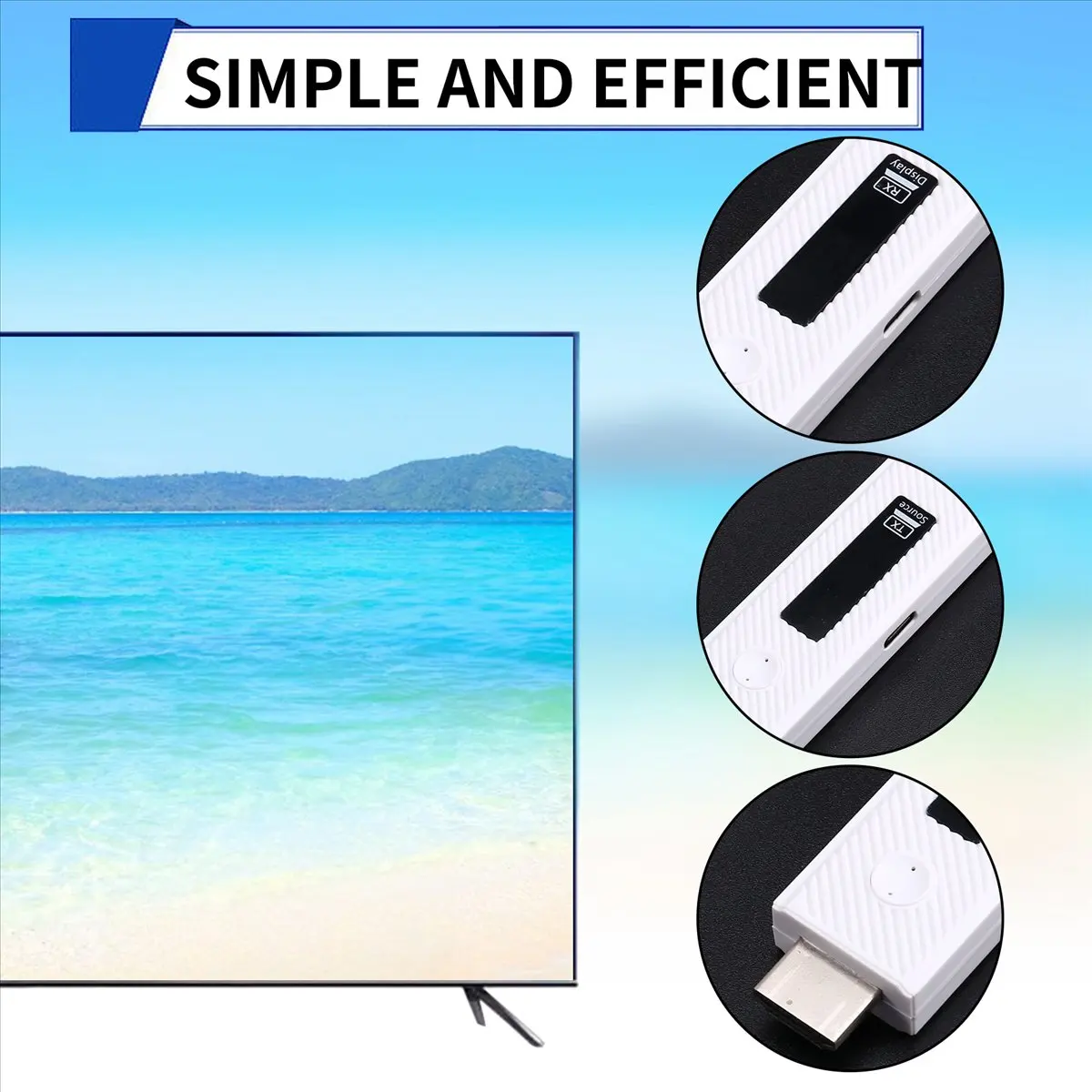 A23G 60m Wireless Transmission Video Transmitter and Receiver HDMI-Compatible Extender Display Adapter Cable Screen
A23G 60m Wireless Transmission Video Transmitter and Receiver HDMI-Compatible Extender Display Adapter Cable Screen