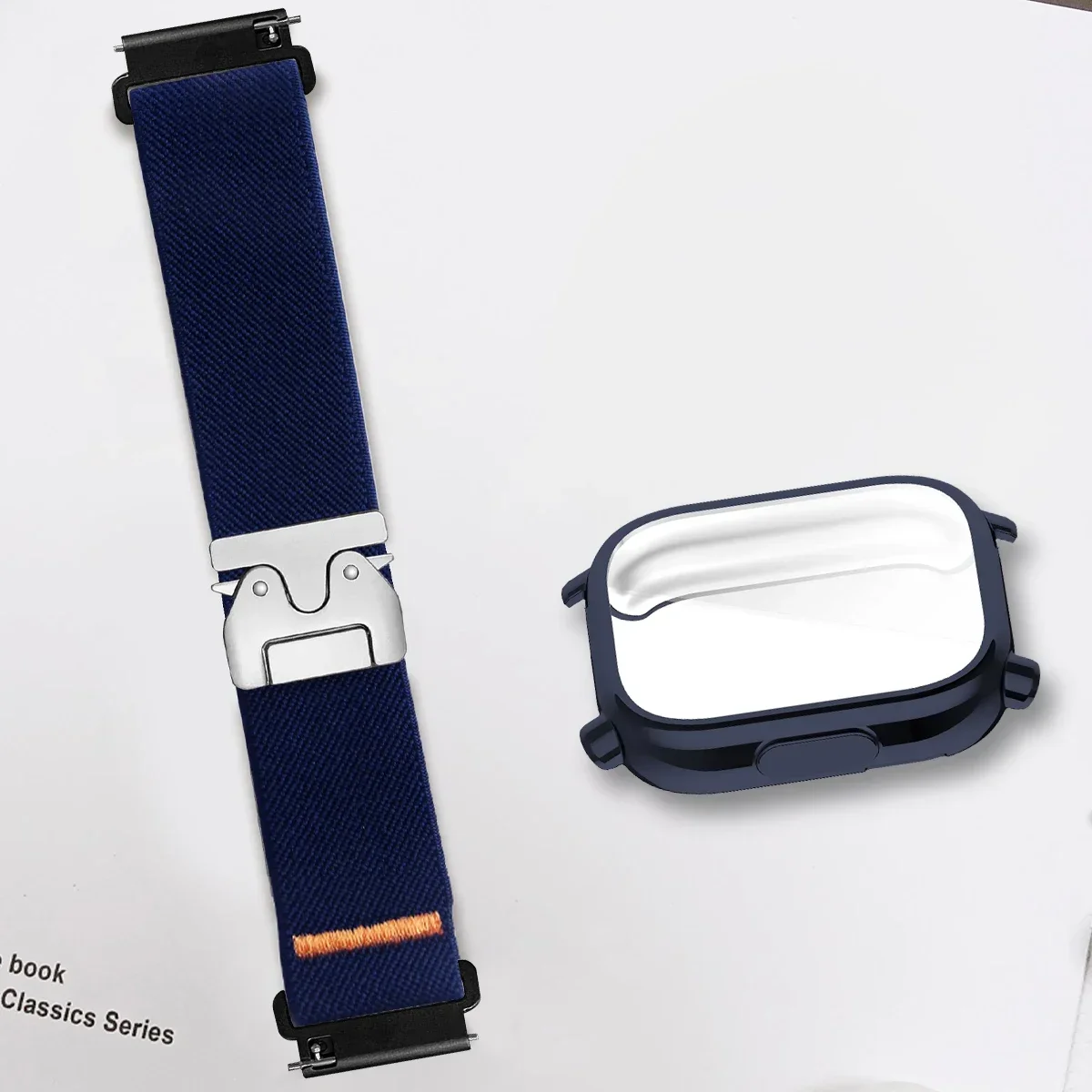 Нейлоновые ремешки + чехол из ТПУ для Redmi watch 5, активный эластичный браслет, парашютная пряжка для Redmi watch 5 lite, чехол для часов с защитой от падения
Нейлоновые ремешки + чехол из ТПУ для Redmi watch 5, активный эластичный браслет, парашютная пряжка для Redmi watch 5 lite, чехол для часов с защитой от падения