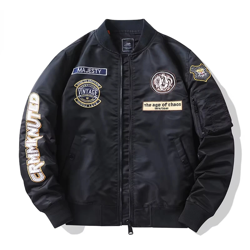 Autumn Jacket Men Embroidery Loong China Fashion Male Coat All Trends Match Casual Top Clothing Locomotive Baggy Streetwear New
Autumn Jacket Men Embroidery Loong China Fashion Male Coat All Trends Match Casual Top Clothing Locomotive Baggy Streetwear New