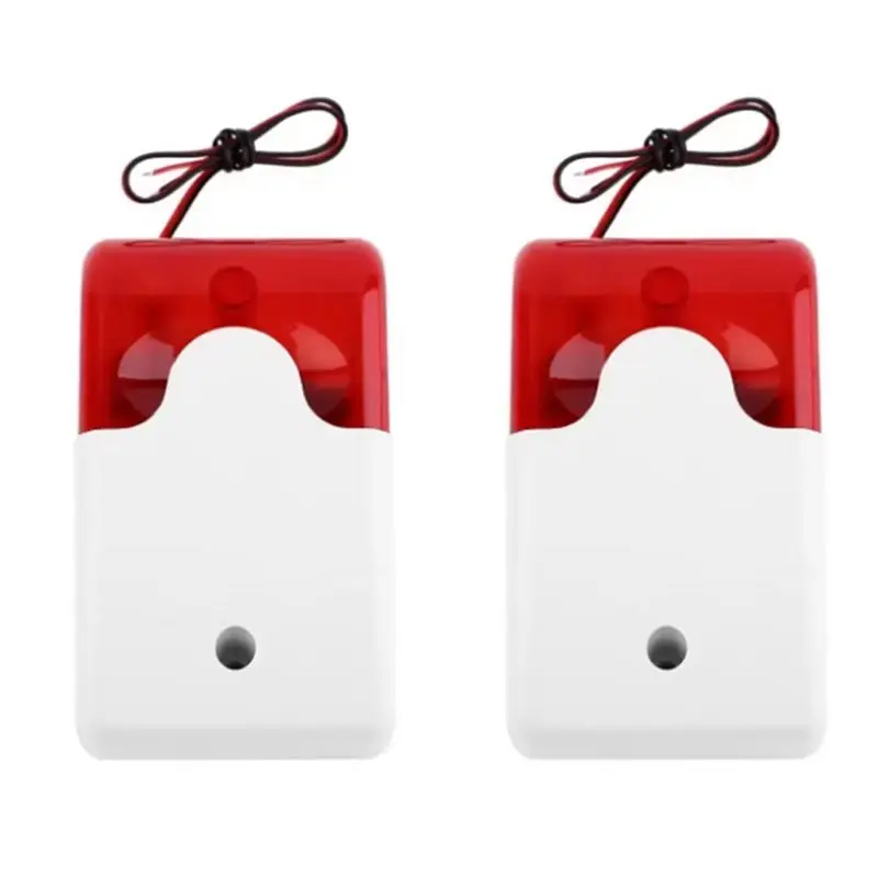 【HOT A69Z!】Flash LED Strobe Light Wired Siren 12V Work For Burglar Alarm System Mini Strobe Siren Indicator Light Sound Alarm Si
【HOT A69Z!】Flash LED Strobe Light Wired Siren 12V Work For Burglar Alarm System Mini Strobe Siren Indicator Light Sound Alarm Si