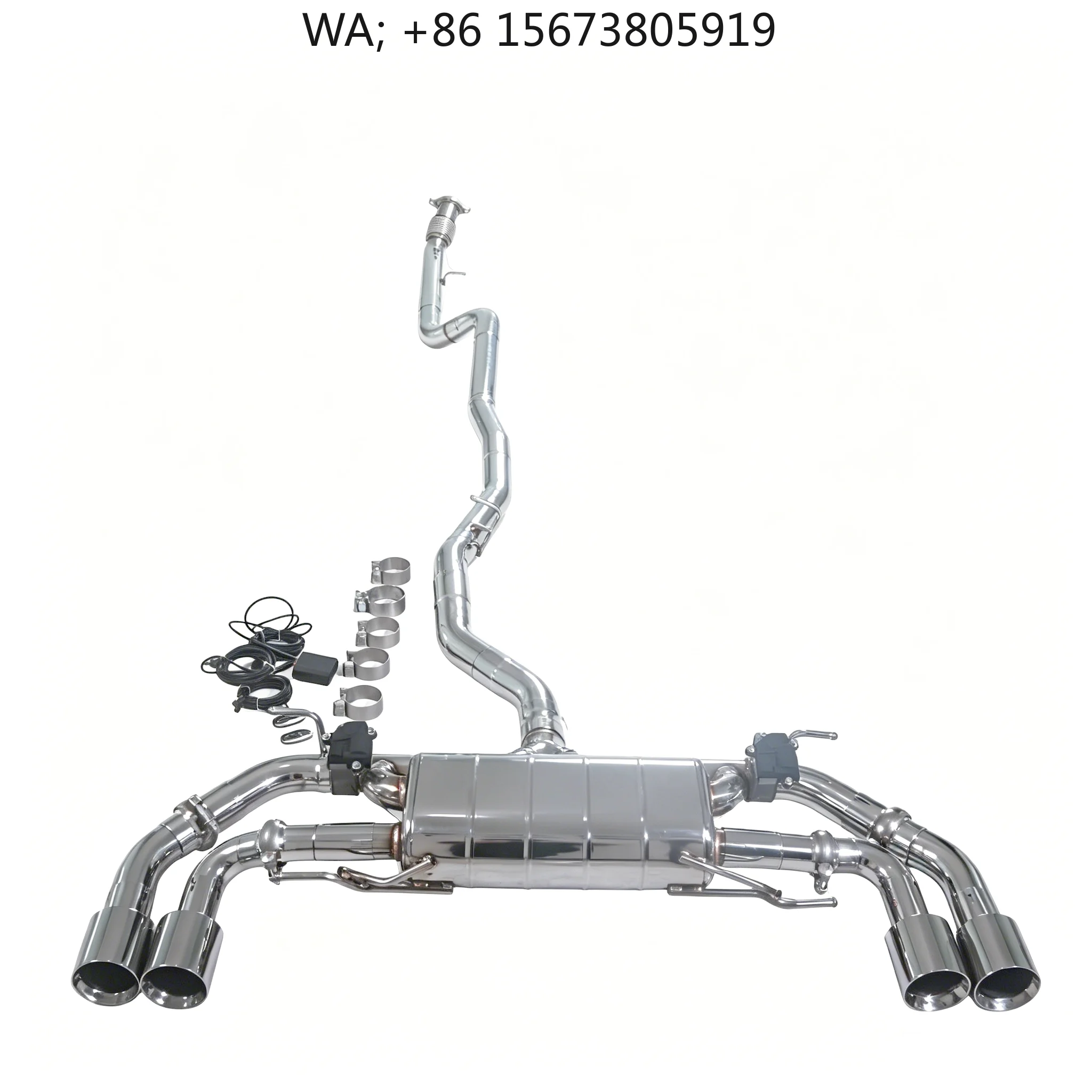 For Catback Valvetronic Muffler Alfa Romeo Giulia 2.0T High-Permance SUS304 Exhaust Pipe
For Catback Valvetronic Muffler Alfa Romeo Giulia 2.0T High-Permance SUS304 Exhaust Pipe