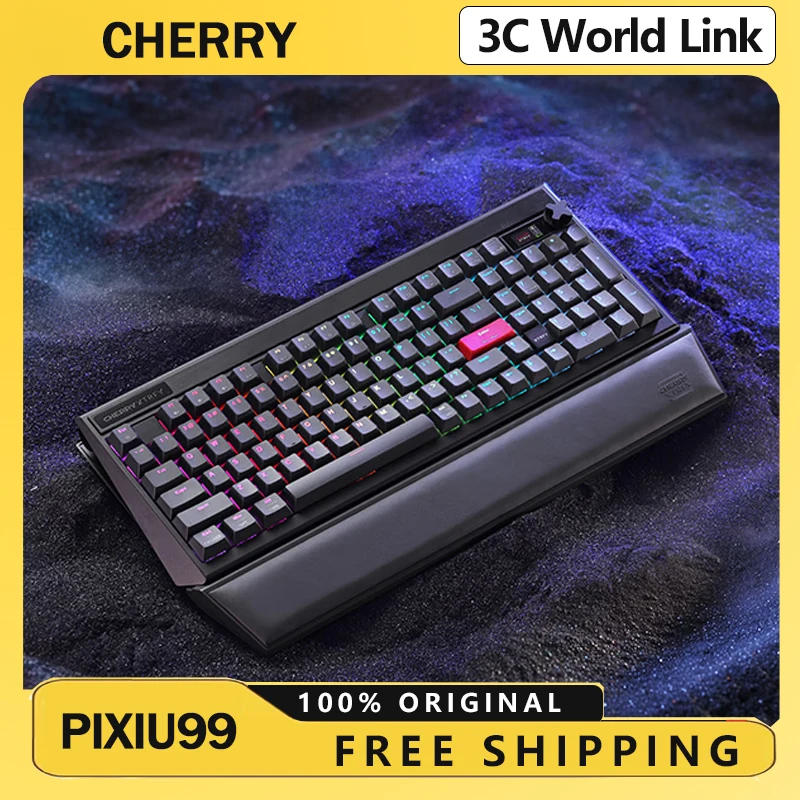 CHERRY PIXIU99 Механическая клавиатура Беспроводная частота возврата 8K Nordic Chip Клавиатура для киберспортивных игр DSS Модульная настройка экрана
CHERRY PIXIU99 Механическая клавиатура Беспроводная частота возврата 8K Nordic Chip Клавиатура для киберспортивных игр DSS Модульная настройка экрана