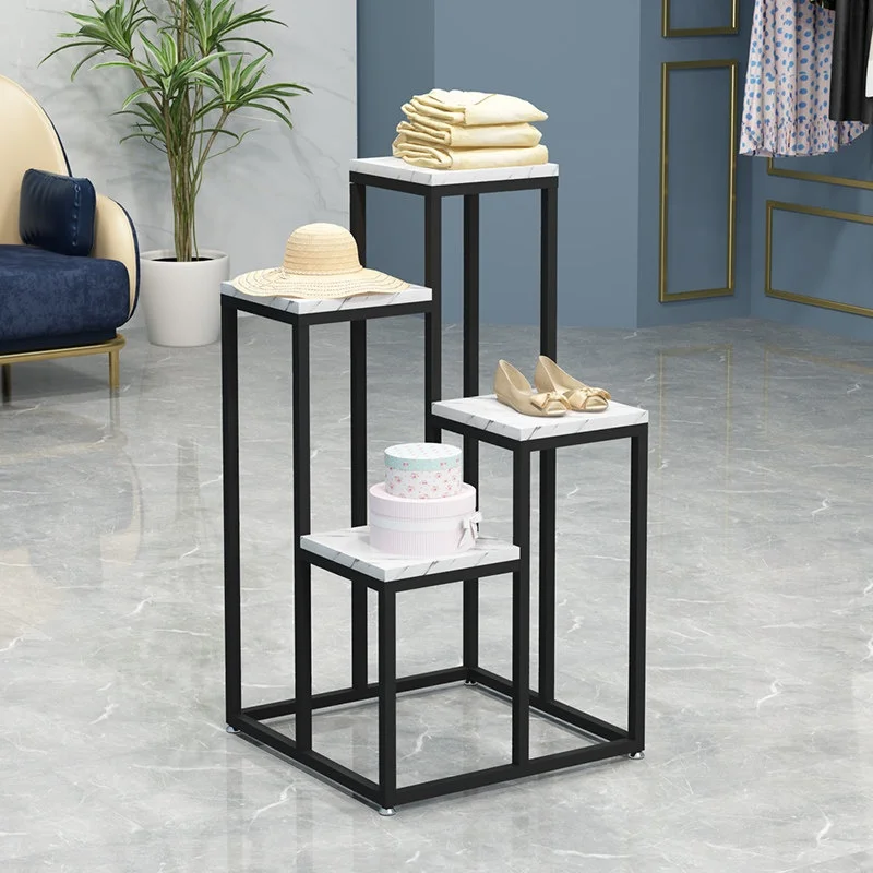 &Light Luxury Marble Metal Floor Display Box Stand for Clothing Stores with Various Heights for Bags Shoes Hats
&Light Luxury Marble Metal Floor Display Box Stand for Clothing Stores with Various Heights for Bags Shoes Hats