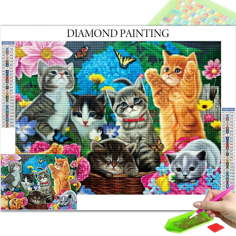 Diamond Painting New Arrivals 2025 Cute Kitty Paint By Diamond Cats In Garden Diamond Art Fantasy Cross Stitch Arts And Crafts
Diamond Painting New Arrivals 2025 Cute Kitty Paint By Diamond Cats In Garden Diamond Art Fantasy Cross Stitch Arts And Crafts