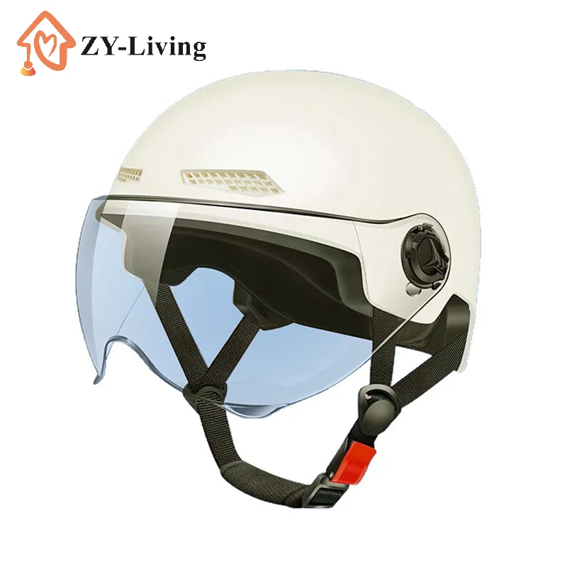 1 Piece 3C Certified Men's And Women's Adult Cartoon Electric Bicycle Motorcycle Half Helmet With Goggles Bicycle Safety Helmet
1 Piece 3C Certified Men's And Women's Adult Cartoon Electric Bicycle Motorcycle Half Helmet With Goggles Bicycle Safety Helmet