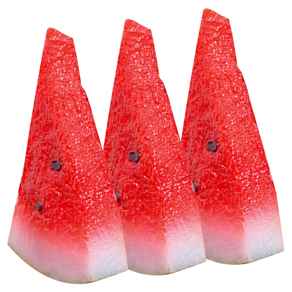 3Pcs Artificial Watermelon Slices Realistic Simulation Watermelon Fruit Decor Photo Props Party Decoration Home Supermarket
3Pcs Artificial Watermelon Slices Realistic Simulation Watermelon Fruit Decor Photo Props Party Decoration Home Supermarket