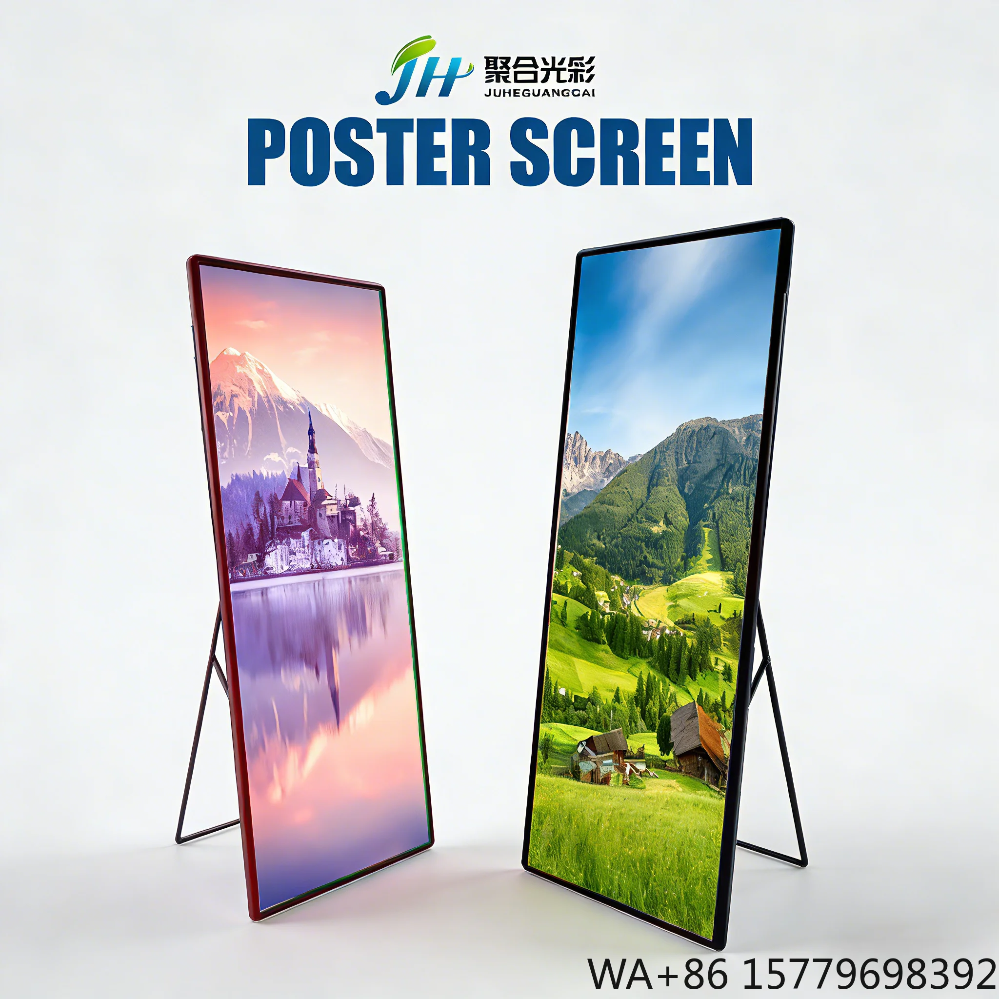 WiFi Controlled LED Poster Banner with Animation Elevator Wayfinding P1.2-P2.5 Pixel Pitch Portable Foldable Video Wall
WiFi Controlled LED Poster Banner with Animation Elevator Wayfinding P1.2-P2.5 Pixel Pitch Portable Foldable Video Wall