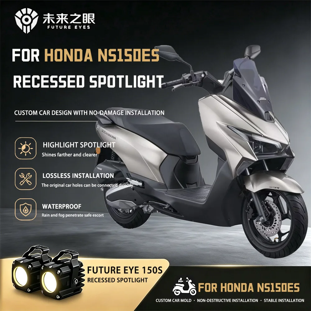 Future Eye F150S Mini Hidden LED Spotlight Suitable for New Continent Honda NS150ES Motorcycle
Future Eye F150S Mini Hidden LED Spotlight Suitable for New Continent Honda NS150ES Motorcycle