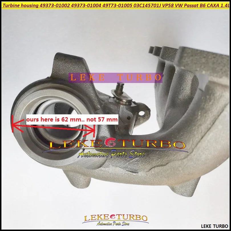 ww Turbo Turbine Housing 49373-01003 49373-01001 49373-01002 49373-01004 For Volkswagen V-W Touran Scirocco Passat B6 CAXA 1.4L
ww Turbo Turbine Housing 49373-01003 49373-01001 49373-01002 49373-01004 For Volkswagen V-W Touran Scirocco Passat B6 CAXA 1.4L