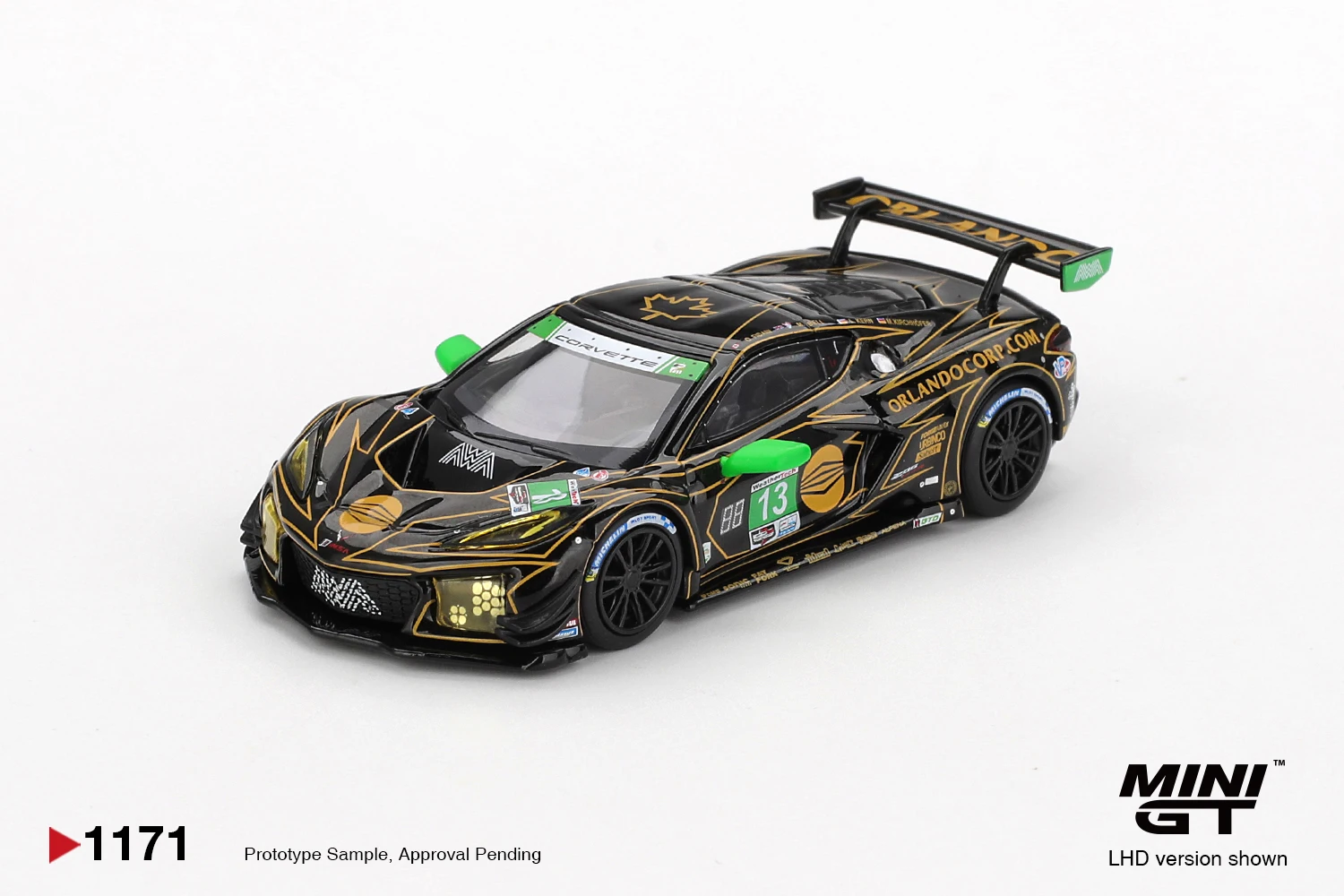MINIGT 1/64 Chevrolet Corvette Z06 GT3.R # 13 AWA 2025 MGT01171-CH Металлическая литая модель автомобиля, игрушка для мальчиков
MINIGT 1/64 Chevrolet Corvette Z06 GT3.R # 13 AWA 2025 MGT01171-CH Металлическая литая модель автомобиля, игрушка для мальчиков