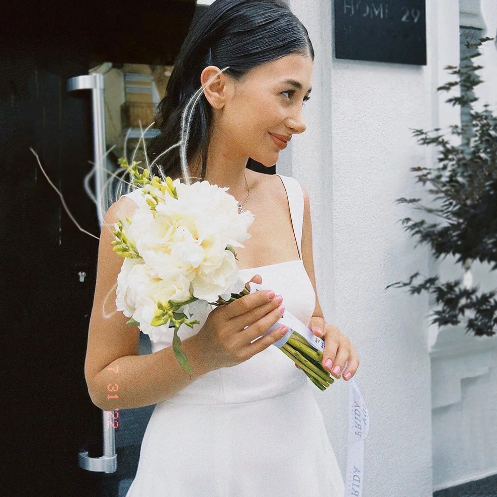 Simple Bride Wedding Dresses Spaghetti strap Women A Line Bridal Gown Women Party Gown 2024 Civil Wedding Gown Bride dress
Simple Bride Wedding Dresses Spaghetti strap Women A Line Bridal Gown Women Party Gown 2024 Civil Wedding Gown Bride dress