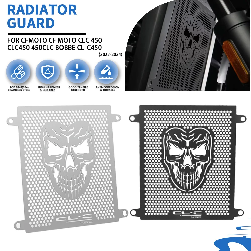 For CFMOTO CF MOTO CLC 450 Bobber 450 CL-C CLC 450 2023 2024 2025 Motorcycle accessories Radiator Grille Guard Cover Proetector
For CFMOTO CF MOTO CLC 450 Bobber 450 CL-C CLC 450 2023 2024 2025 Motorcycle accessories Radiator Grille Guard Cover Proetector