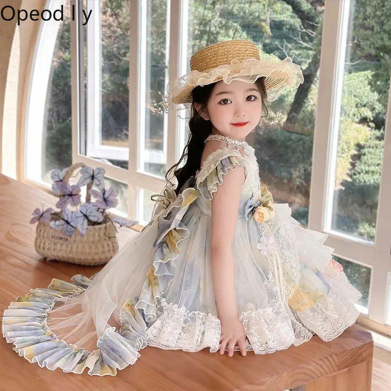 Japanese Original Sweet and Cute Lolita Kids Dress 2026 Summer New Baby Girls Lace Suspender Birthday Trailing Dress
Japanese Original Sweet and Cute Lolita Kids Dress 2026 Summer New Baby Girls Lace Suspender Birthday Trailing Dress