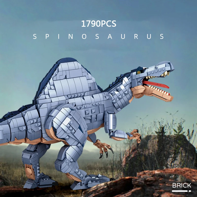 Idea Jurassic Dinosaur Park Building Block Spinosaurus Model Steam Construction Brick Educational Toys Collection For Kids Gifts
Idea Jurassic Dinosaur Park Building Block Spinosaurus Model Steam Construction Brick Educational Toys Collection For Kids Gifts