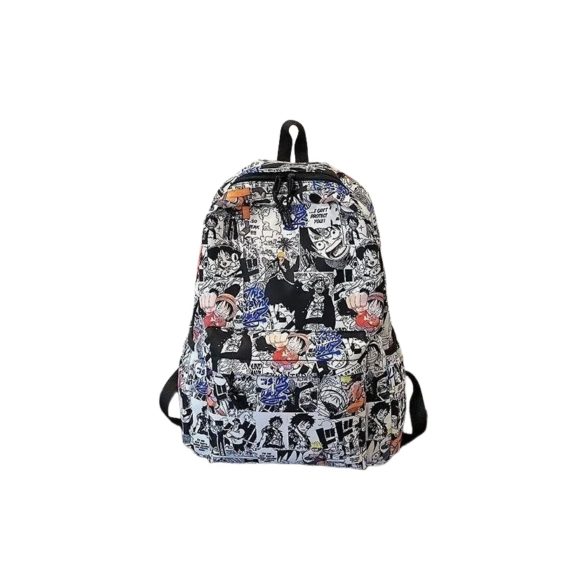 BANDAI One Piece Monkey D. Luffy Canvas Backpack For Students School Graffiti Design High Capacity Stylish Fashion Trendy Gift
BANDAI One Piece Monkey D. Luffy Canvas Backpack For Students School Graffiti Design High Capacity Stylish Fashion Trendy Gift