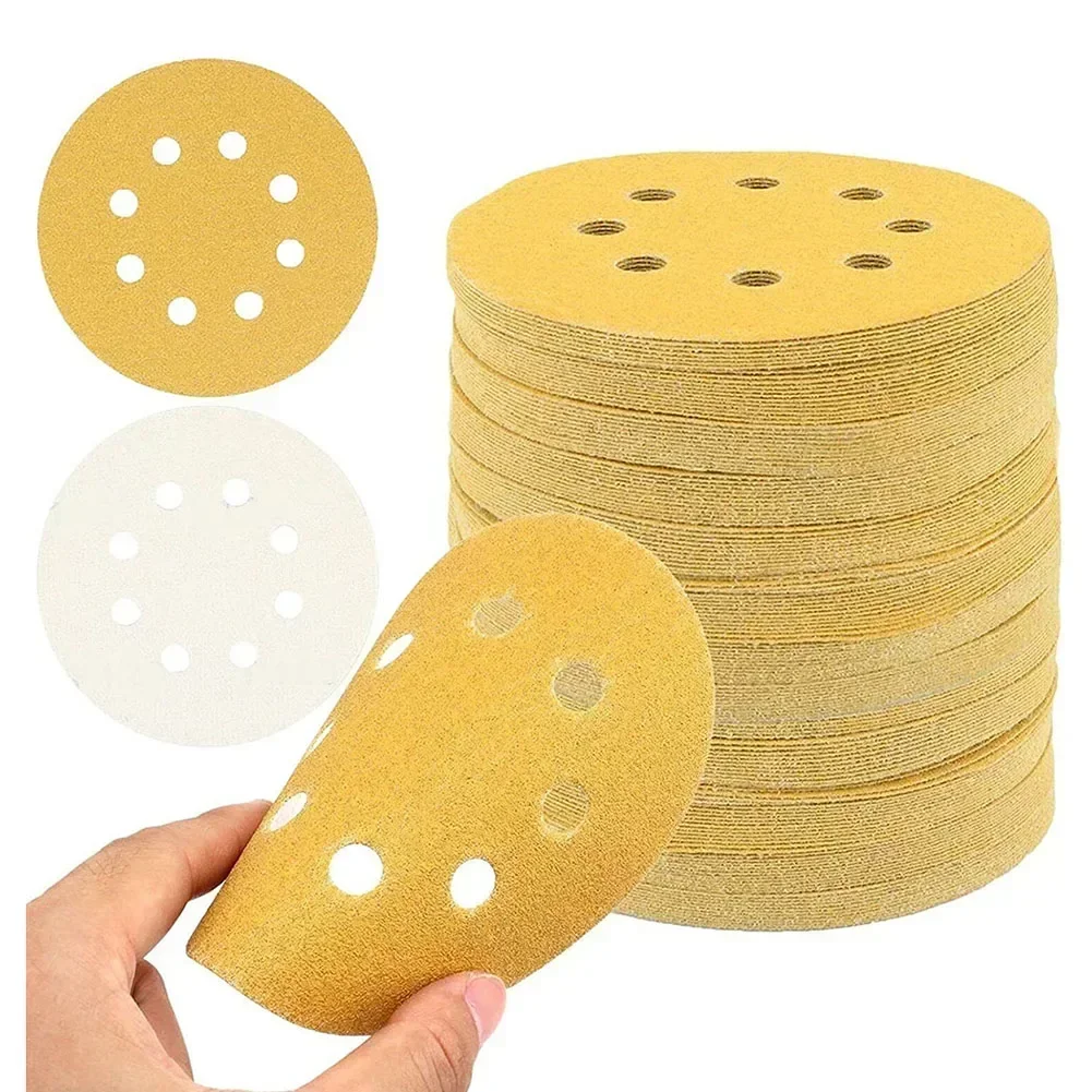 20 PCS 5 Inch 8 Hole 125mm Sanding Discs Hook & Loop Sanding Polishing Sandpaper For Woodworking Furniture Metal Polishing
20 PCS 5 Inch 8 Hole 125mm Sanding Discs Hook & Loop Sanding Polishing Sandpaper For Woodworking Furniture Metal Polishing