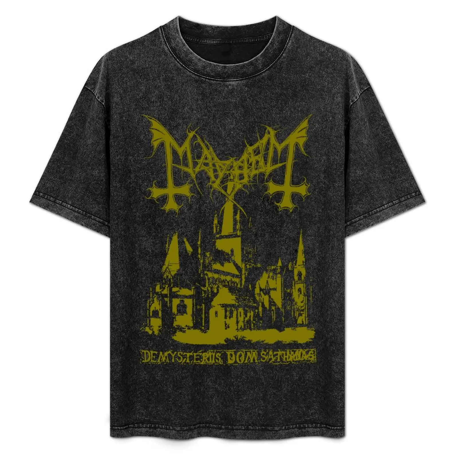 Mayhem - Norway Band - Original Logo - Fanart De Mysteriis Dom Sathanas Gold T-Shirt Trendy Print Short Sleeve T-Shirt
Mayhem - Norway Band - Original Logo - Fanart De Mysteriis Dom Sathanas Gold T-Shirt Trendy Print Short Sleeve T-Shirt