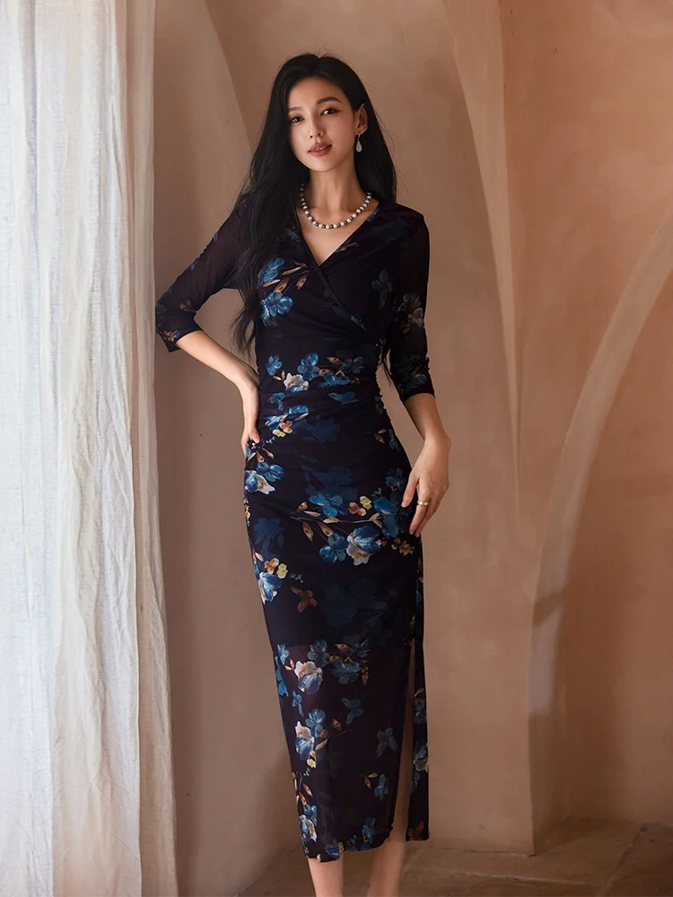 Винтажное платье с принтом для женщин, приталенное, с запахом, вечернее, бальное, с завышенной талией, стандартного кроя, длинное
Винтажное платье с принтом для женщин, приталенное, с запахом, вечернее, бальное, с завышенной талией, стандартного кроя, длинное