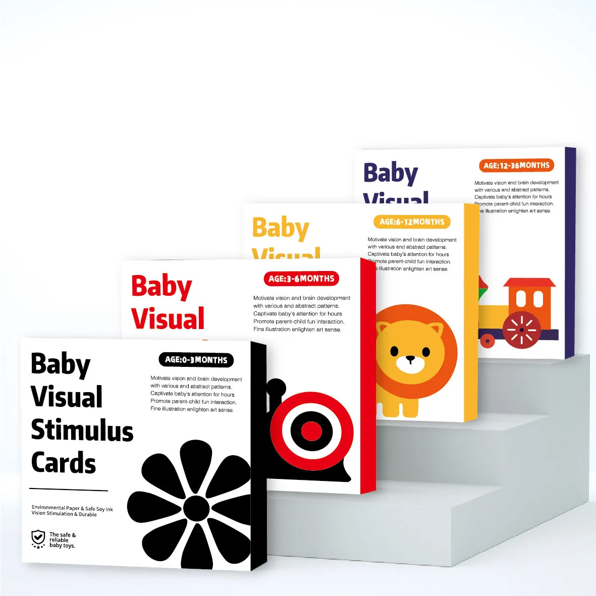 Newborn High Contrast Flashcards Black&White Sensory Toys for 0-3Y Infants Montessori Brain Development with Texture Cards
Newborn High Contrast Flashcards Black&White Sensory Toys for 0-3Y Infants Montessori Brain Development with Texture Cards