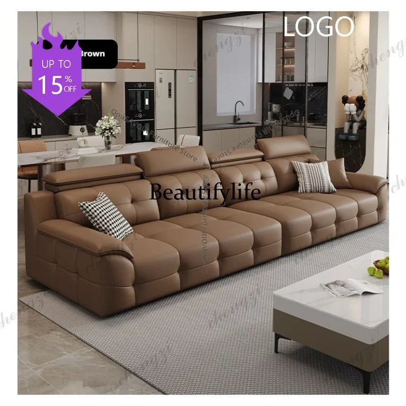 C45 New Italian Minimalist Genuine Leather Living Room Sofa - Light Luxury Top Grain Cowhide Sofa Living Room Furniture
C45 New Italian Minimalist Genuine Leather Living Room Sofa - Light Luxury Top Grain Cowhide Sofa Living Room Furniture