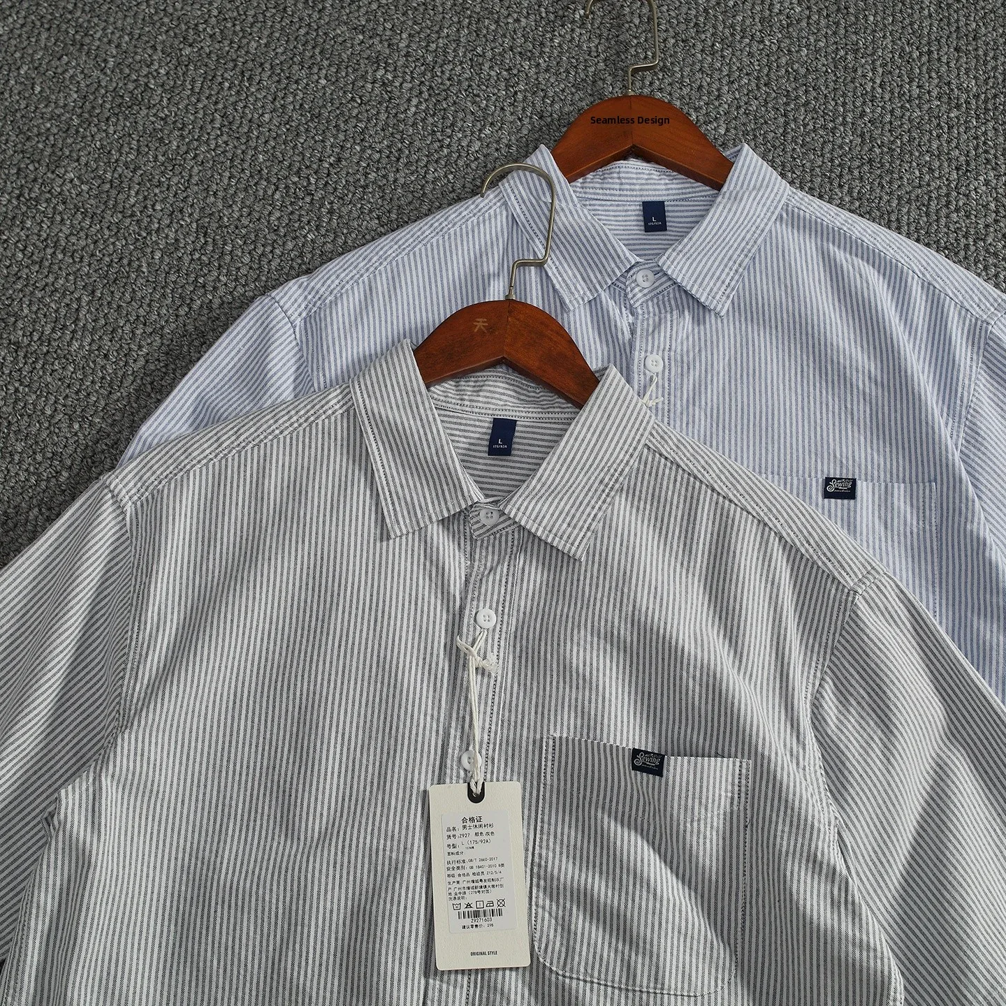 Loose Fit Oxford Cloth Stripe Short Sleeve Casual Shirt Men's Breathable Versatile Commute Casual Top Open Cardigan Style
Loose Fit Oxford Cloth Stripe Short Sleeve Casual Shirt Men's Breathable Versatile Commute Casual Top Open Cardigan Style