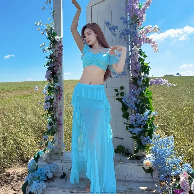 Customized Belly Dance Clothing Practice Suit with Rhinestone Water Gauze Lace Long Skirt Team Performance Competition Costume
Customized Belly Dance Clothing Practice Suit with Rhinestone Water Gauze Lace Long Skirt Team Performance Competition Costume