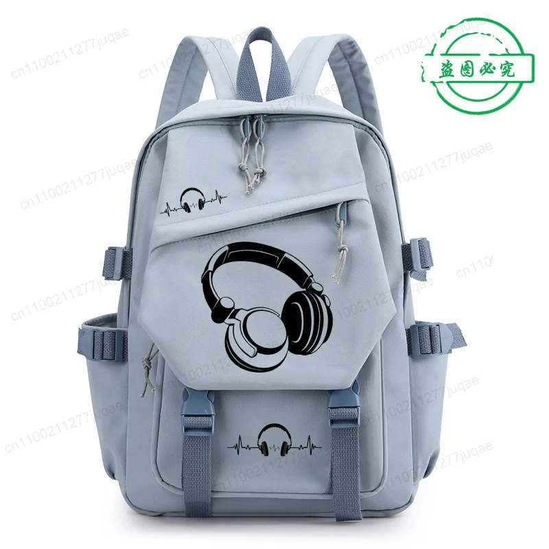 Game Headphone Students Boys Girls Backpack Travel Rucksack Teenager Mochilas Mujer Headphone Music DJ Lover School Bags
Game Headphone Students Boys Girls Backpack Travel Rucksack Teenager Mochilas Mujer Headphone Music DJ Lover School Bags
