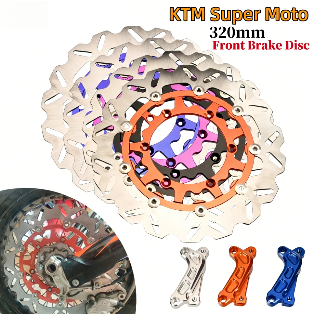 320MM Front Brake Discs Rotors Brake Caliper Adaptor Bracket For KTM EXC EXCF SX SXF XC XCF XCW For Husqvarna FE TE FC TC TX FX
320MM Front Brake Discs Rotors Brake Caliper Adaptor Bracket For KTM EXC EXCF SX SXF XC XCF XCW For Husqvarna FE TE FC TC TX FX